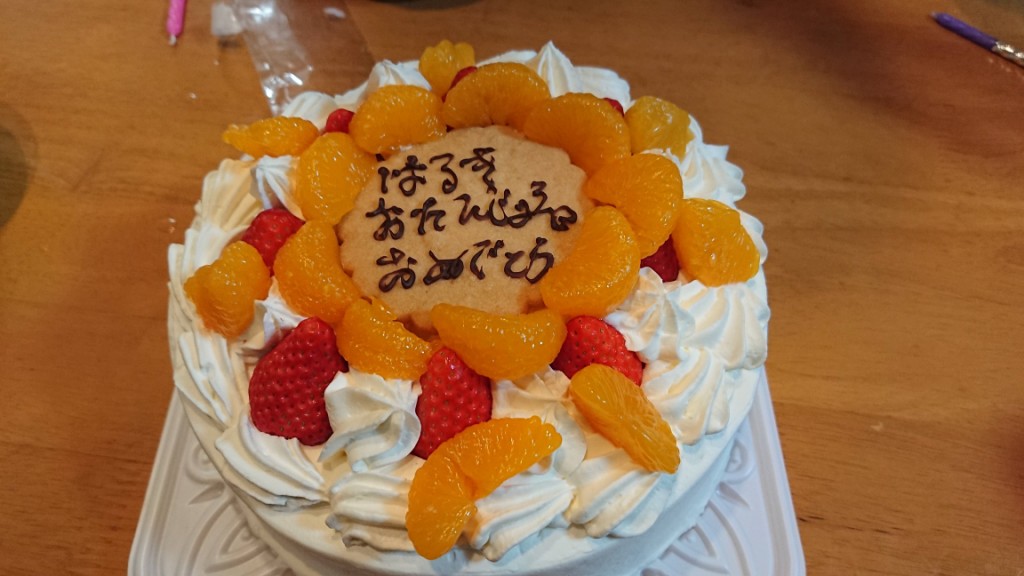 誕生日ケーキ改
