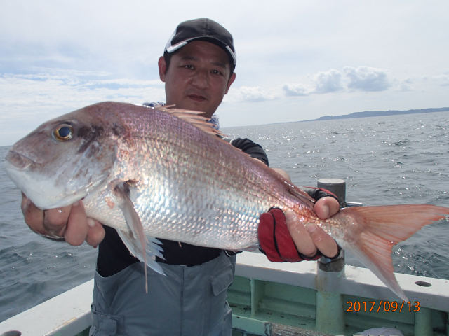 乗合船で単独釣行！