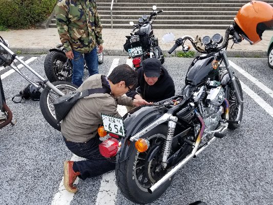 無事に帰還できました報告