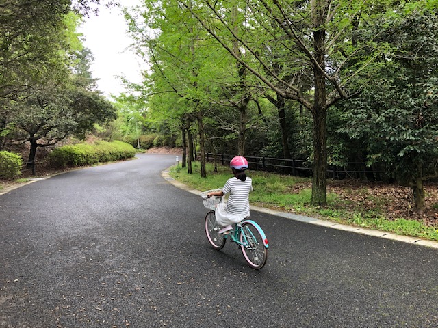 雨上がりのサイクリング
