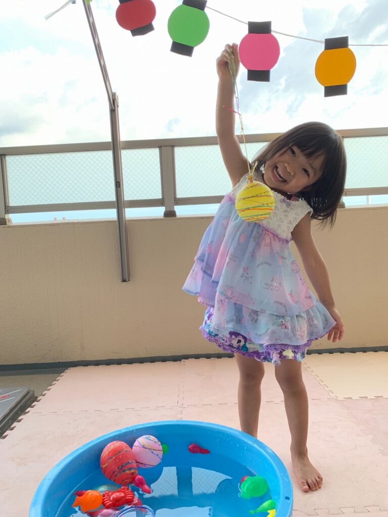 自宅で夏祭り？