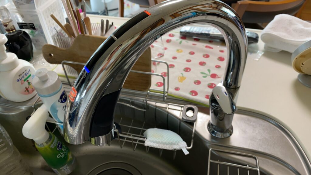 自動水栓取付ました