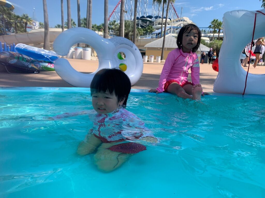 夏はプール！