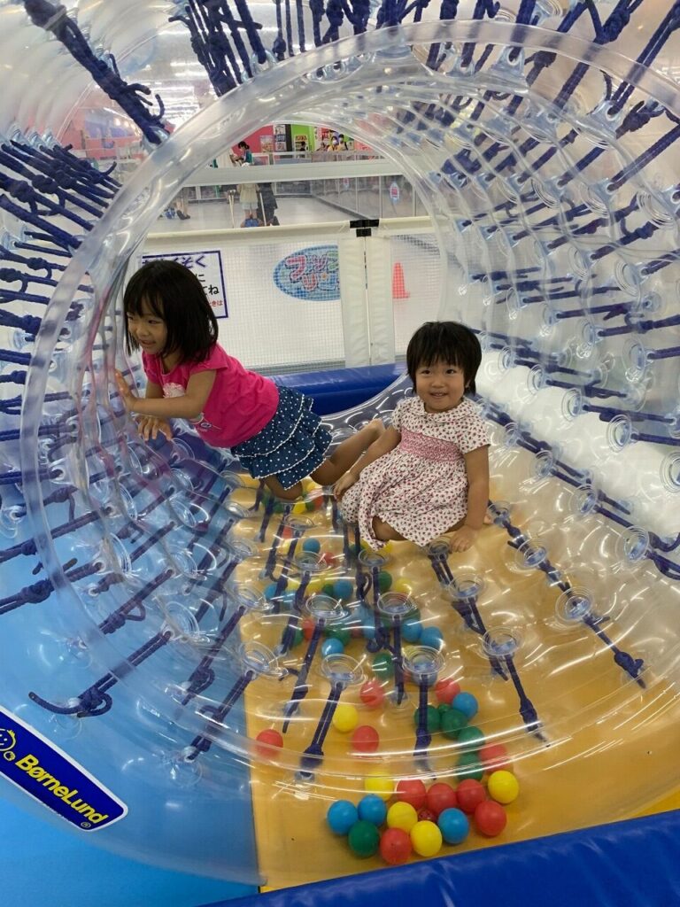 雨でも思いっきり遊ぶ！