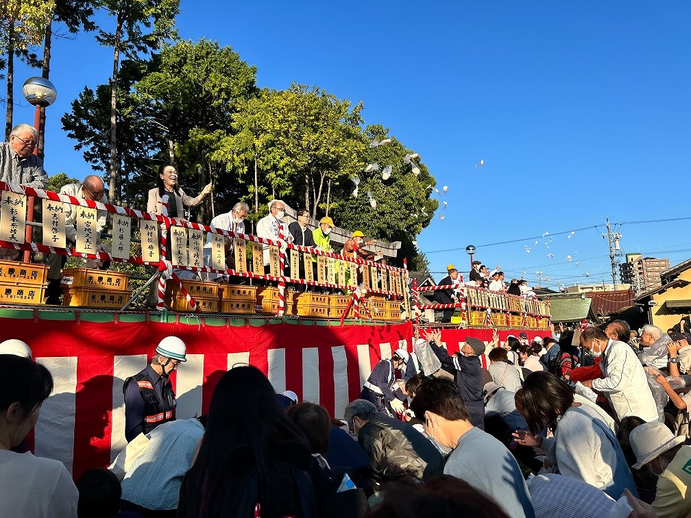 餅投げ＆太鼓！