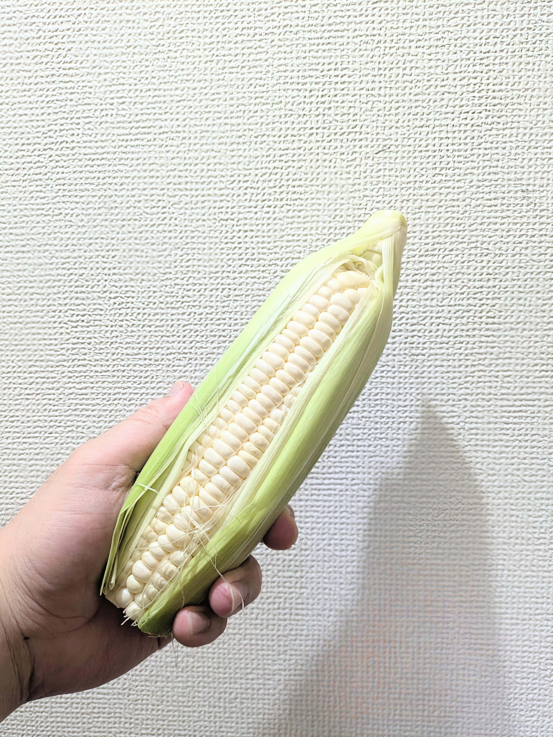 朝採れピュアホワイト、いただきました！