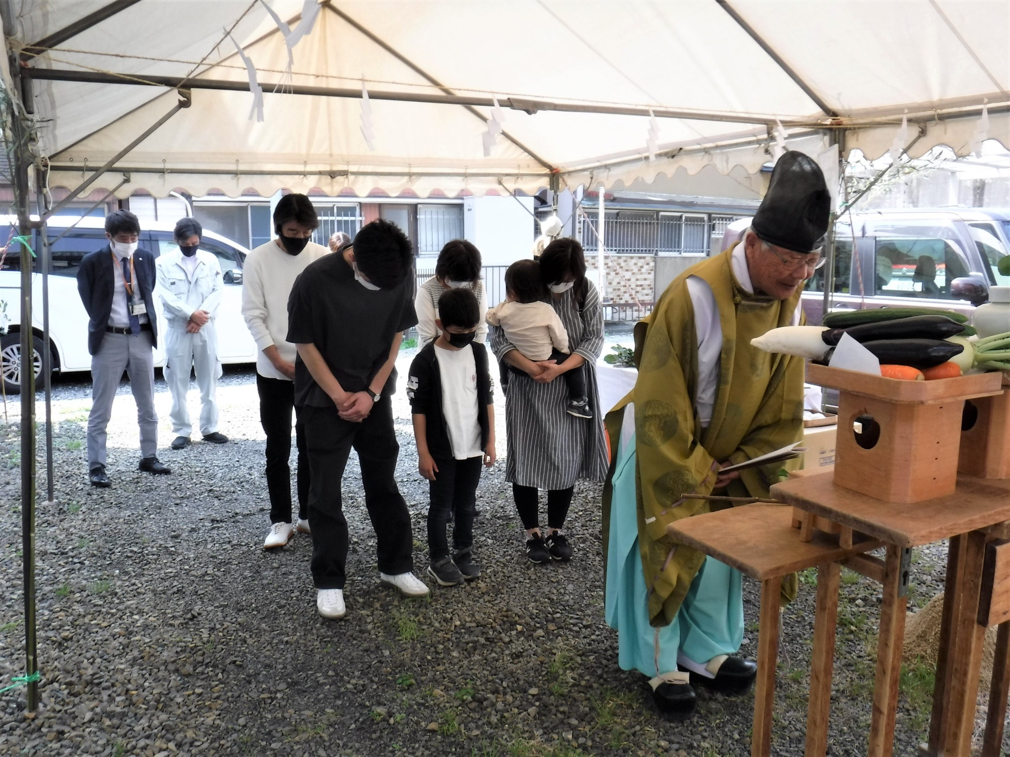 太陽ハウジングの今【Sさま邸の地鎮祭がありました】