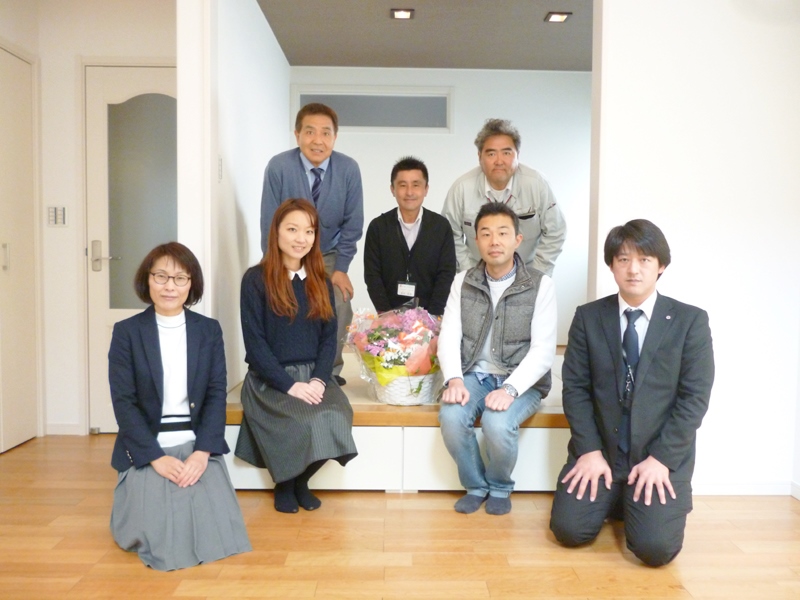 実際に建った家を見て、細かい所まで丁寧です。