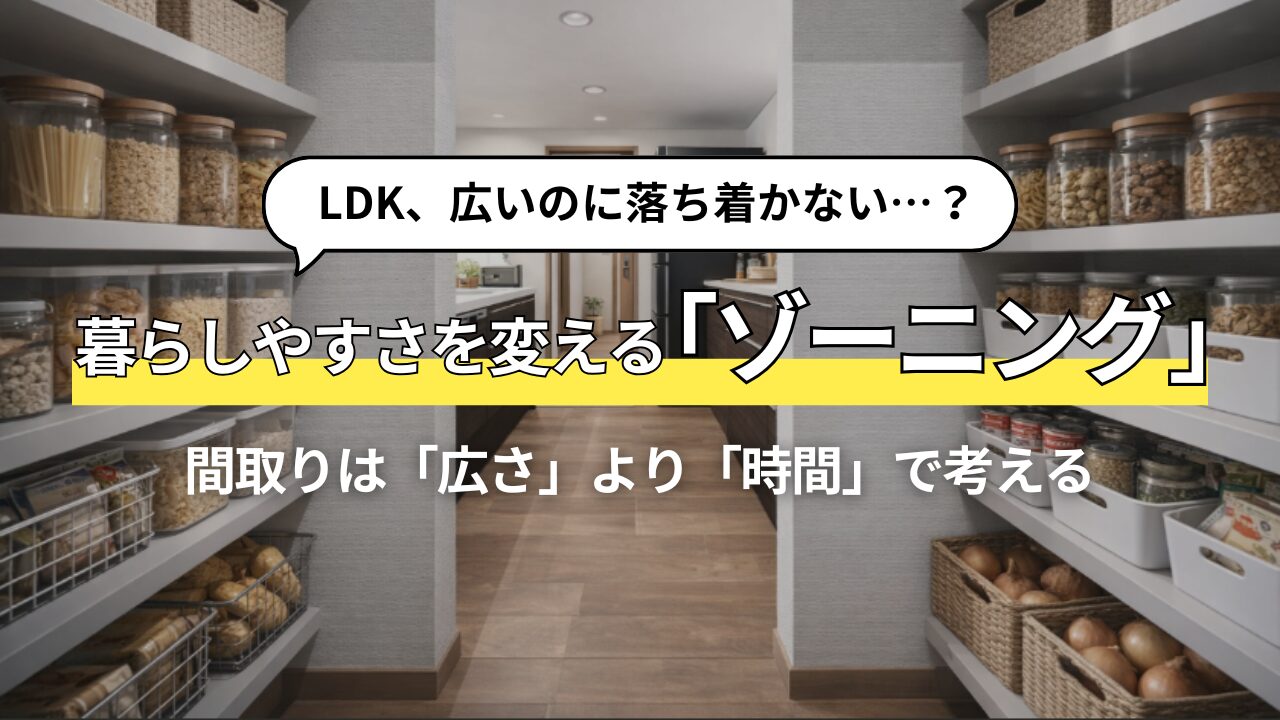 LDKは広いだけでいい？暮らしやすさを変える「ゾーニング」という考え方