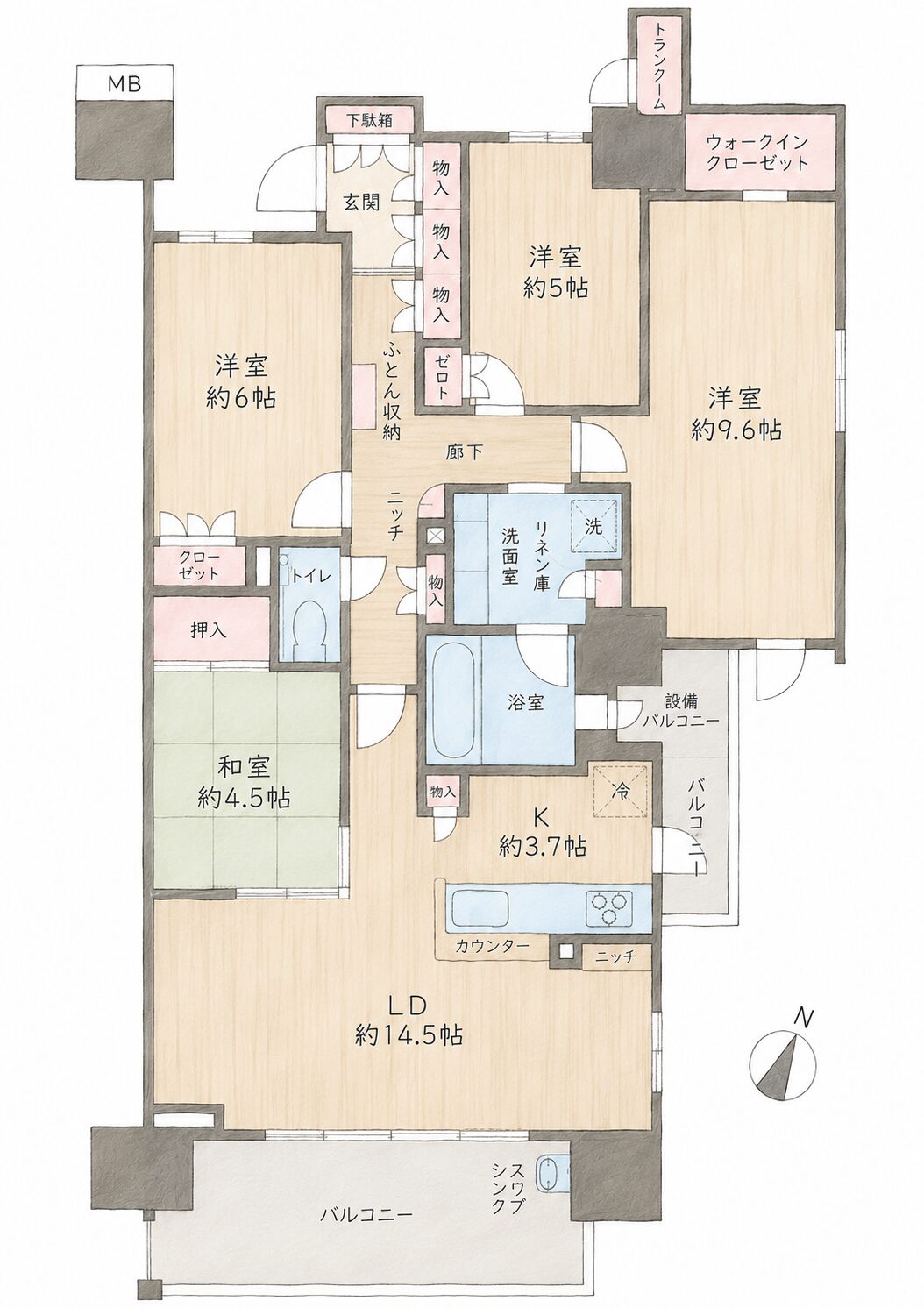 区画割図